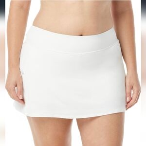 Beach House Emma Pull On Swim Skort WHITE Size 4